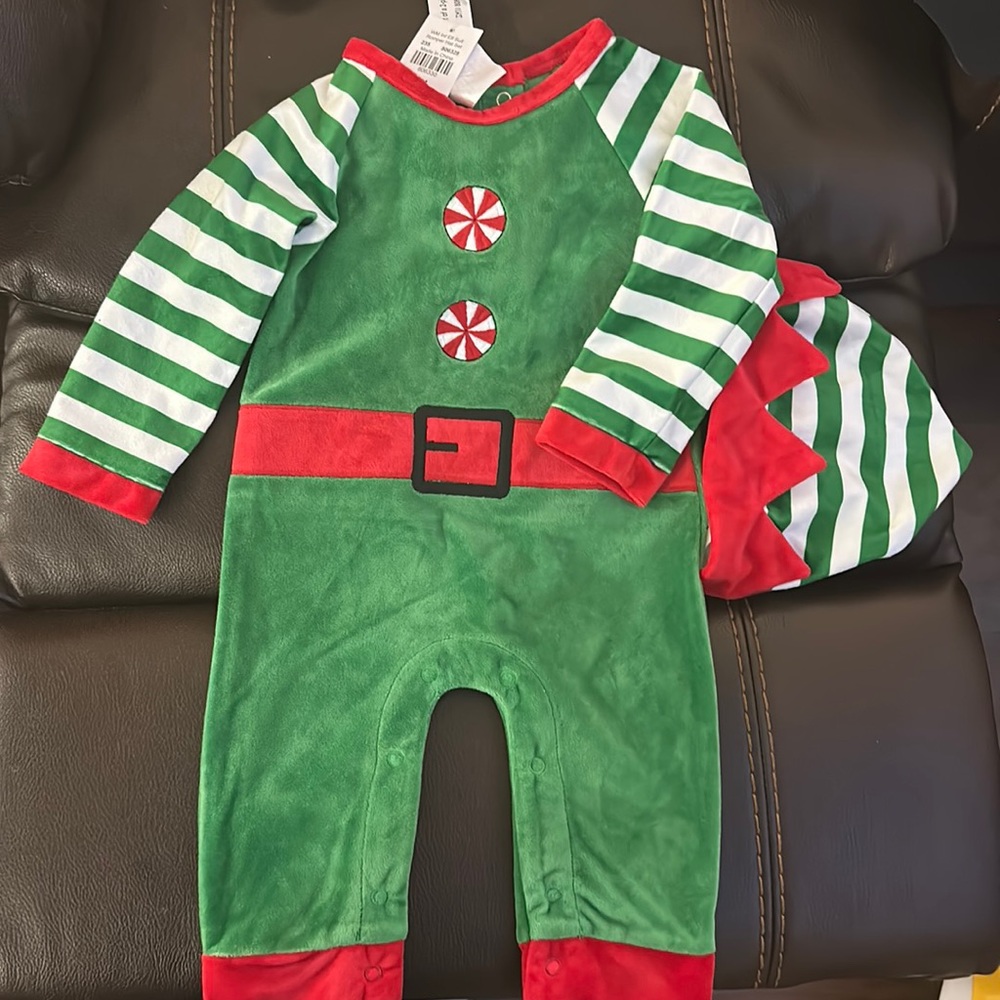 Infants elf bodysuit